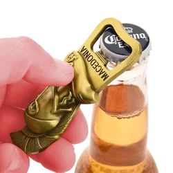Ouvre bouteille en métal pour casque de gladiateur romain, rétro, créatif, bâton de réfrigérateur, personnalité, bière, haut de gamme 