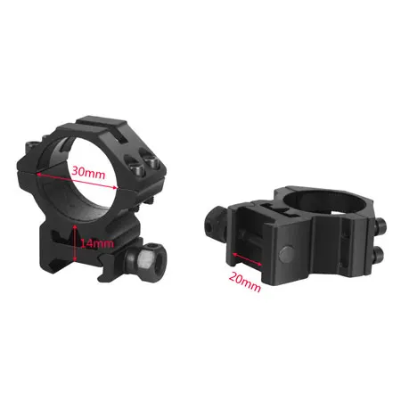 Viper HD 4-16x50 FFP противоударные прицелы первый фокальный самолет тактический прицел с красной подсветкой сетка охотничьи оптические прицелы - Цвет: 20MM(LOW)