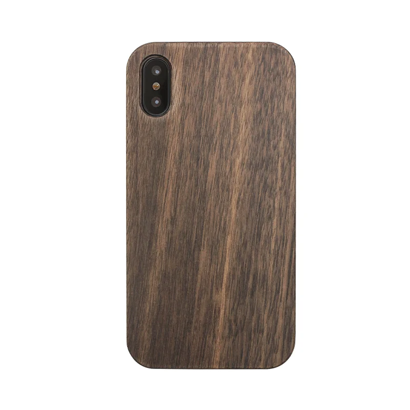 Роскошный чехол для телефона из настоящего дерева для iPhone 11 Pro Max X XS Max XR Деревянный чехол для телефона s для iPhone 7 8 6 Plus Защита задняя крышка из ТПУ - Цвет: Walnut wood