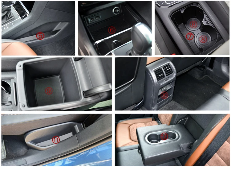 RKAC для Volkswagen Golf 7 MK7 Sportsvan ворота Слот коврик автомобильные пылезащитные коврики водяные горки Нескользящие коврики авто аксессуары