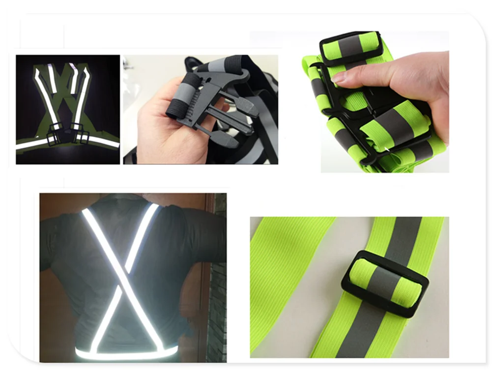 Motorcycle car riding reflective vest safety warning adjustable for Kawasaki VERSYS 650cc ZG1000 CONCOURS ZRX1100 1200 ZX11