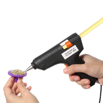 

Hot DIY Hot Melt Glue Gun Adhesive Stick Industrial Electric Silicone Guns Thermo Gluegun Repair Heat Tools with EU Plug