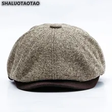 SHALUOTAOTAO, качественные шерстяные/фетровые береты для мужчин и женщин, Осень-зима, модная теплая шапка для художника, винтажная Спортивная Кепка для отдыха, Новинка
