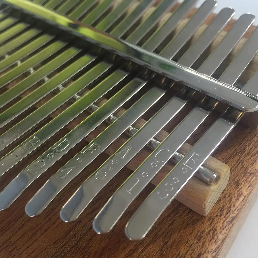 17 клавиш Kalimba большой палец пианино из красного дерева тело олень узор музыкальный инструмент твердой древесины портативный Mbira с тюнинг молоток