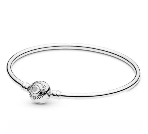 Подлинный 925 пробы серебряный браслет Принцесса Жасмин и Аладдин с застежкой Змеиный браслет подходит из бисера очаровательные модные ювелирные изделия