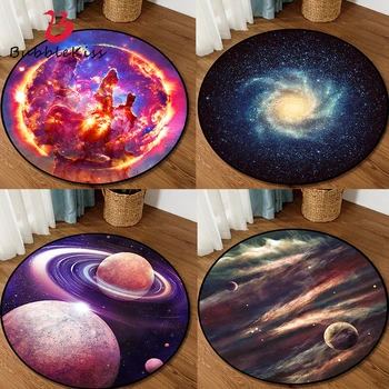 

Bubble Kiss 3D Round Carpet Planet Pattern Rugs And Carpets For Home Living Room Kids Room Rugs Bedside Bedroom Decorative Mat