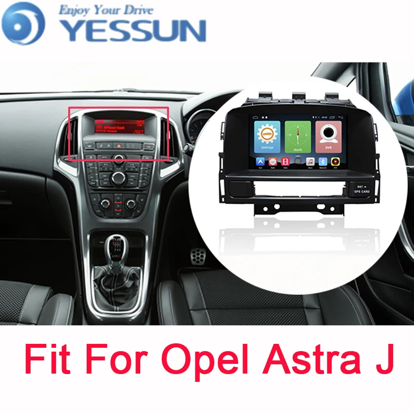 Автомобильный GPS навигатор Yessun для Opel Astra J 2007 ~ 2010 Android HD сенсорный экран