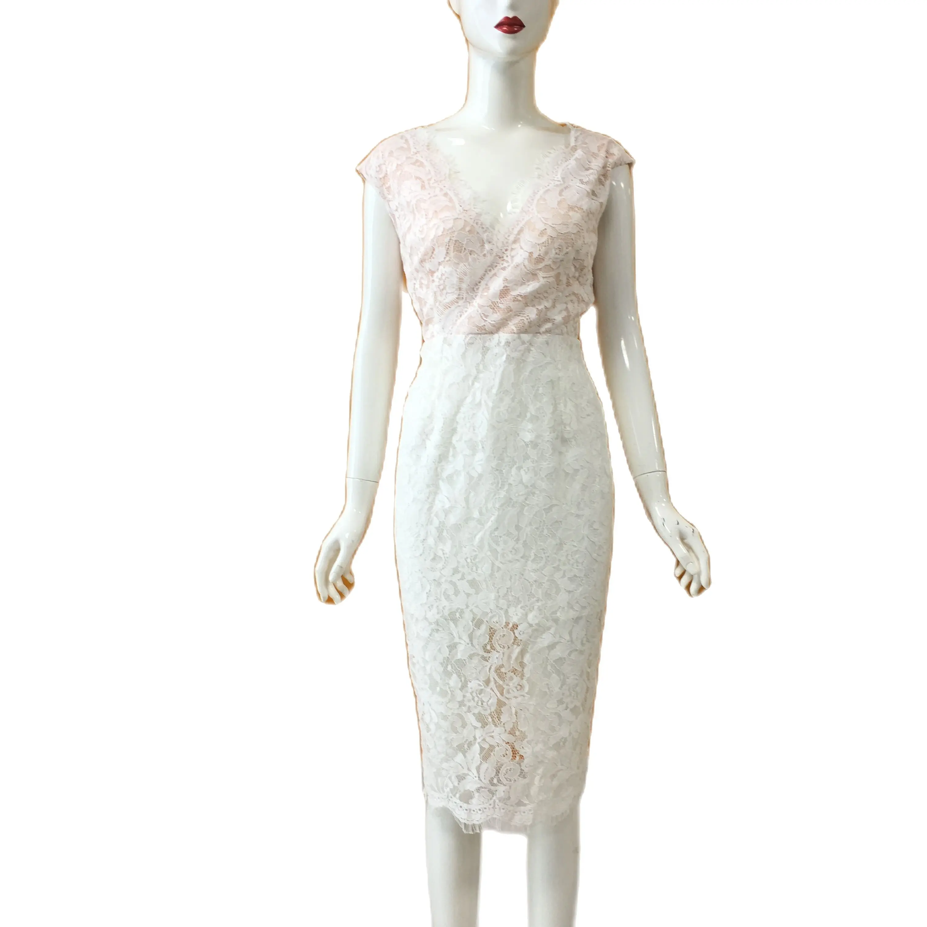 2019 Новое поступление весна лето V шеи Vestidos без рукавов сексуальные элегантные
