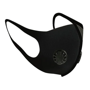 

In Stock Pm2.5 Anti Dust Face Mask Washable Anti-Fog Mouth Masks Outdoor Cycling Mask With Filter Double Valve Breathing Port