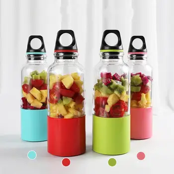 

500ml 4 blade portable blender juicer machine mixer electric mini usb food processor juicer smoothie blender cup maker juice