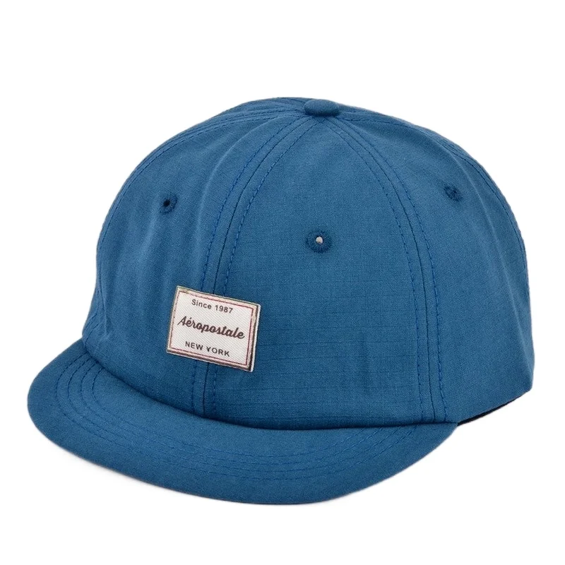 Mens Short Brim Baseball Cap Flat Brim Baseball Hat Cap Short Brim