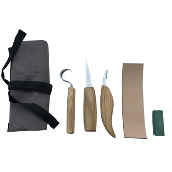 

5Pcs Woodcarving Cutter Set DIY Hand Chisel Chip Knives Woodworking Hand Tools JS23