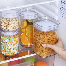 Портативный пластиковый ящик для хранения еды, холодильник, органайзер, диспенсер для хранения зерен, Кухонный Контейнер для риса#1101g30