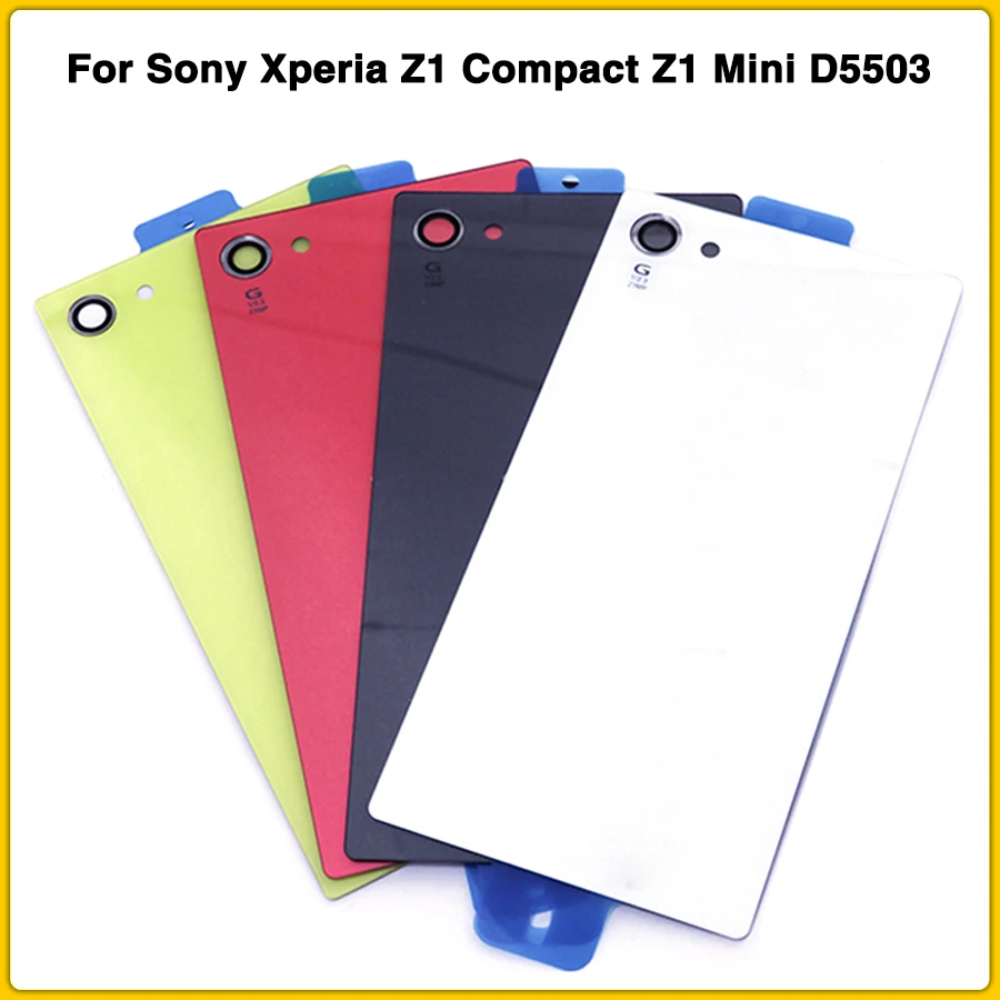Новый чехол для sony Xperia Z1 Compact Mini D5503 M51W задняя крышка аккумулятора стекло с