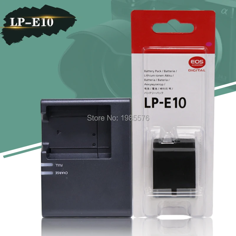 1 шт. LP E10 LPE10 батареи для Canon EOS 1100D 1200D Rebel T3 53 Kiss X50 X70 с цифровой камерой LC E10C зарядное