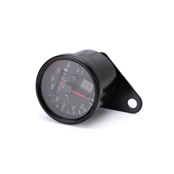 

Motorcycle Tachometers Speedometers Universal Backlit Dual Odometer LED Indicator Light For Motorcycle Instrument Parts