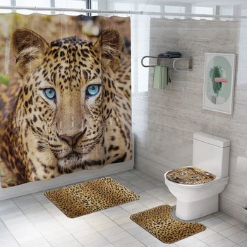 

Modern Bathroom Shower Curtain Waterproof Shower Curtains Bath Curtain for Shower Room