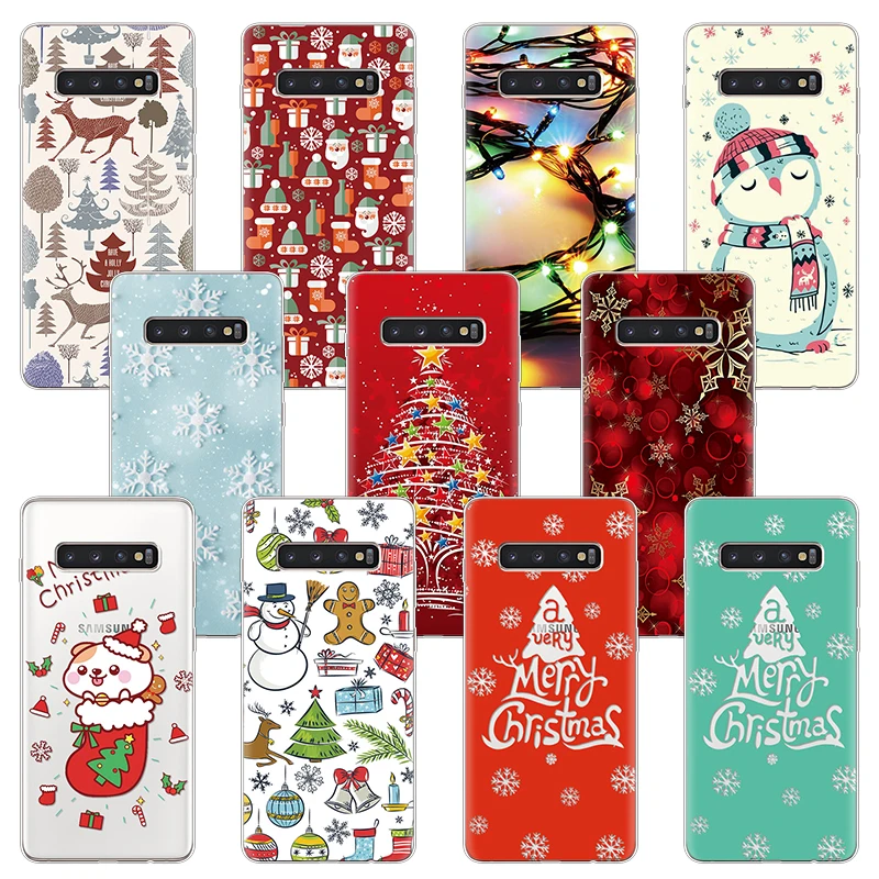

Merry Christmas Tree TPU Cases For Samsung Galaxy Note 10 Pro 9 8 4 J7 Duo 2018 Max Neo J4 J6 J5 Plus Prime 2018 2016 2017 Case