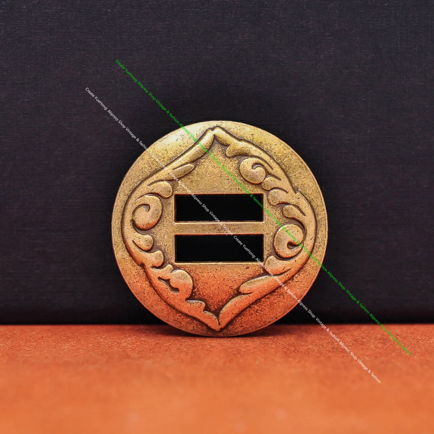 5 x robuste, robuste Western-Pferdesättel aus antikem Messing, Kopfstall, Zaumzeug, Lederhandwerk, geschlitzte Conchos-Knopf, 1-1/4 Zoll – Detail 7