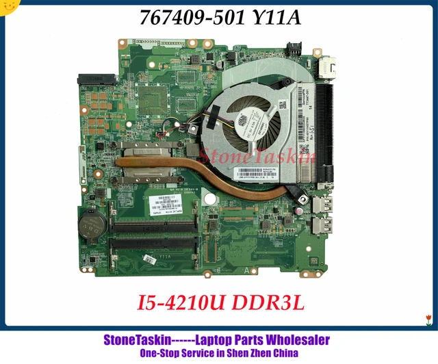 StoneTaskin 767409-501 767409-001 UMA w i5-4210U CPU DAY11AMB6E0 for HP Pavilion 17-F Series 17T-F000 PC Motherboard Mainboard 1