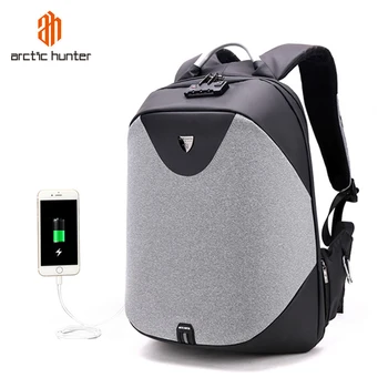 

ARCTIC HUNTER New Anti-theft 15.6 Laptop Men Bag School Password Lock Backpack Waterproof Casual Business Travel Male Backpacks
