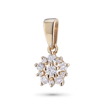 

Pendant red gold with diamonds e0201pd10177200