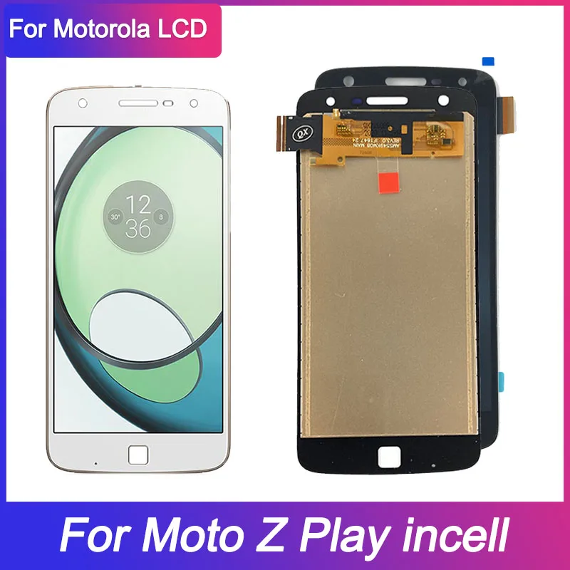 incell For Motorola Moto Z Play LCD Display XT1635 XT1635-02 Touch Screen Digitizer Assembly Incell Replacement | Мобильные телефоны