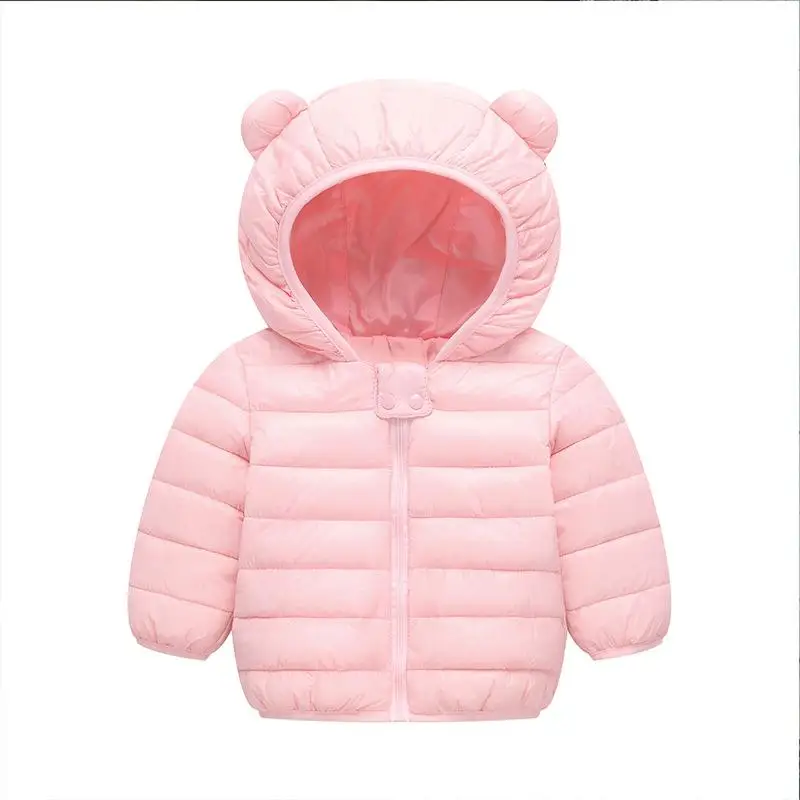 Одежда для малышей; новые зимние однотонные хлопковые куртки с длинными рукавами для маленьких мальчиков и девочек; Модное теплое пальто для младенцев - Цвет: P13