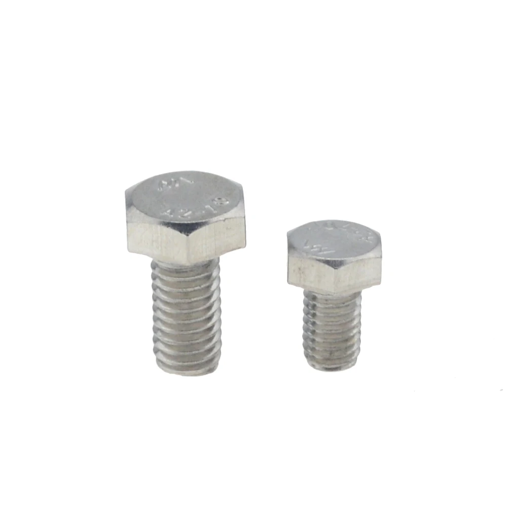 20pcs/lot M4 M4x30mm M5x20mm A2-70 304 Stainless Steel Metric Thread DIN933 External Outside Hex Hexagon Head Cap Screw Bolt |