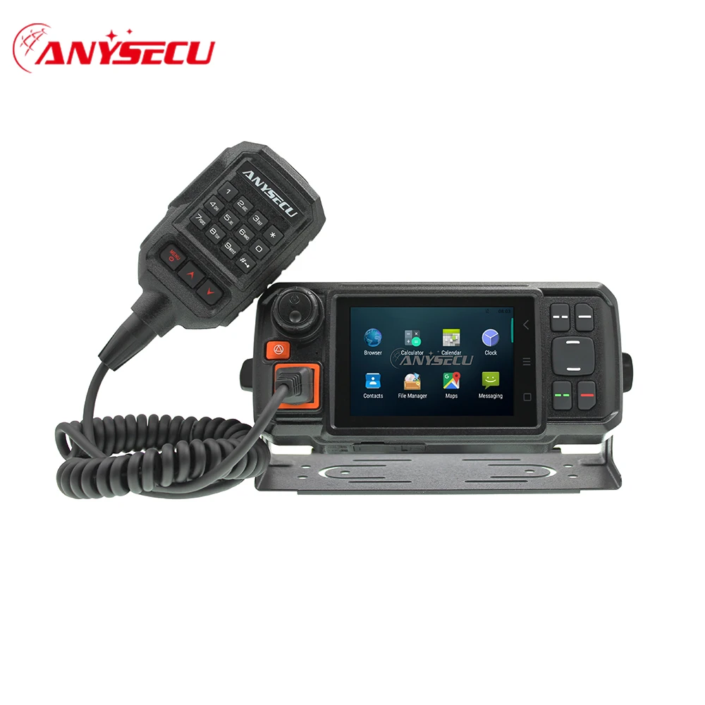 Anysecu 4G Android Network Transceiver GPS Walkie Talkie 4G-W2Plus POC mobile Radio Anysecu N60plus Android Car Radio