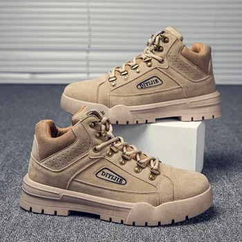 

New Men's Casual Shoes Winter Thick Bottom Old Shoes Three Colors Men's YouthTrend Shoes Wear Resistant Outdoor Leisure Shoes