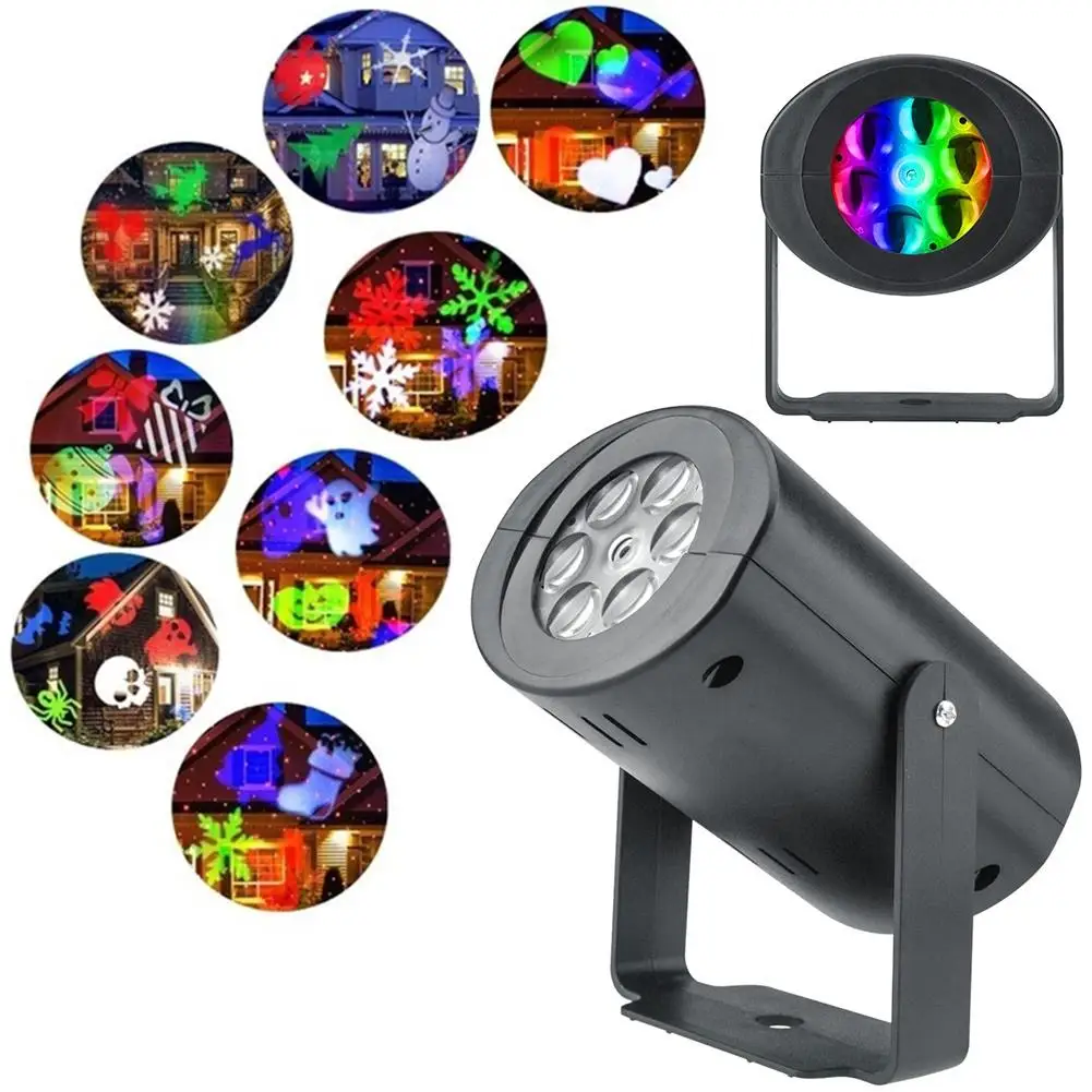 

LED graphic snowflake projection lamp/12 pattern projection lamp/Christmas projection lamp/ pattern lamp /outdoor snowflake lamp