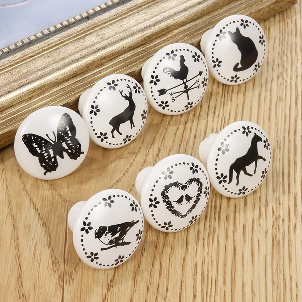Single Hole Cupboard Cabinet Door Drawer Bedroom Furniture Hardware door handles Cabinet Knobs Pull Handle With Screws furniture knobs,mechanical equipment handles