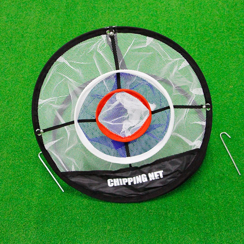Гольф всплывающие Крытый Открытый скалывание качающиеся клетки коврики практика легкая сетка для гольфа учебные Инструменты Металл+ сетка Equitment# ED