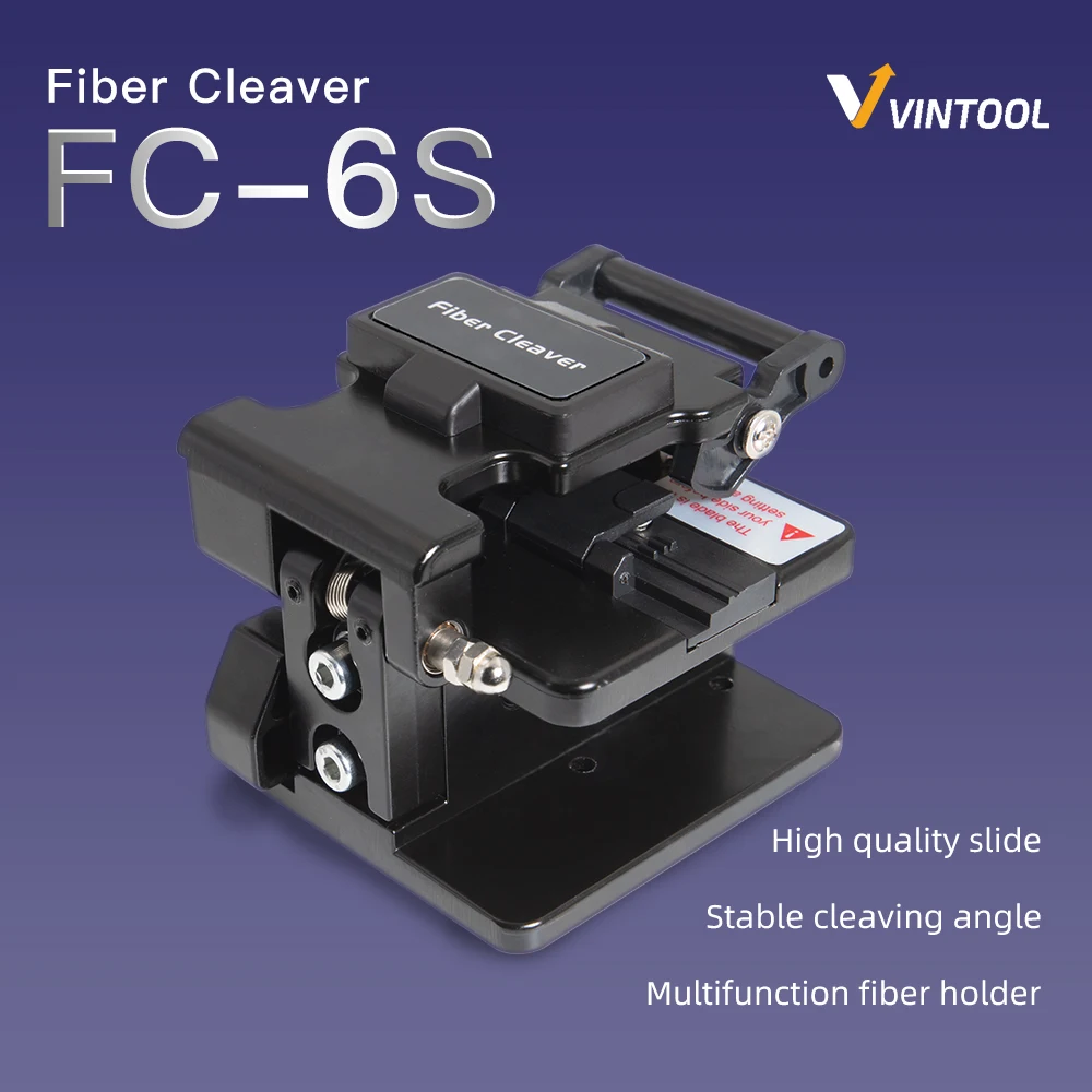 FTTH Fiber Cleaver FC 6S металлический материал с 12 инструмент для резки поверхностного