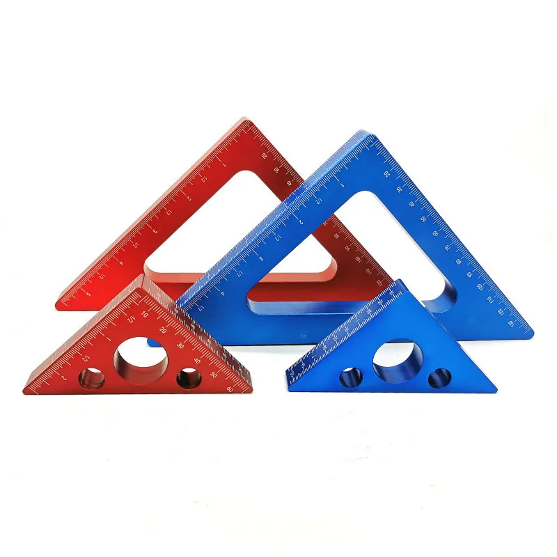 Woodworking Ruler Aluminum Alloy Right Angle Ruler DIY Woodworking Ruler Measuring Gauging Tool Woodworking Ruler Aluminum Alloy Right Angle Ruler DIY Woodworking Ruler Measuring Gauging Tool