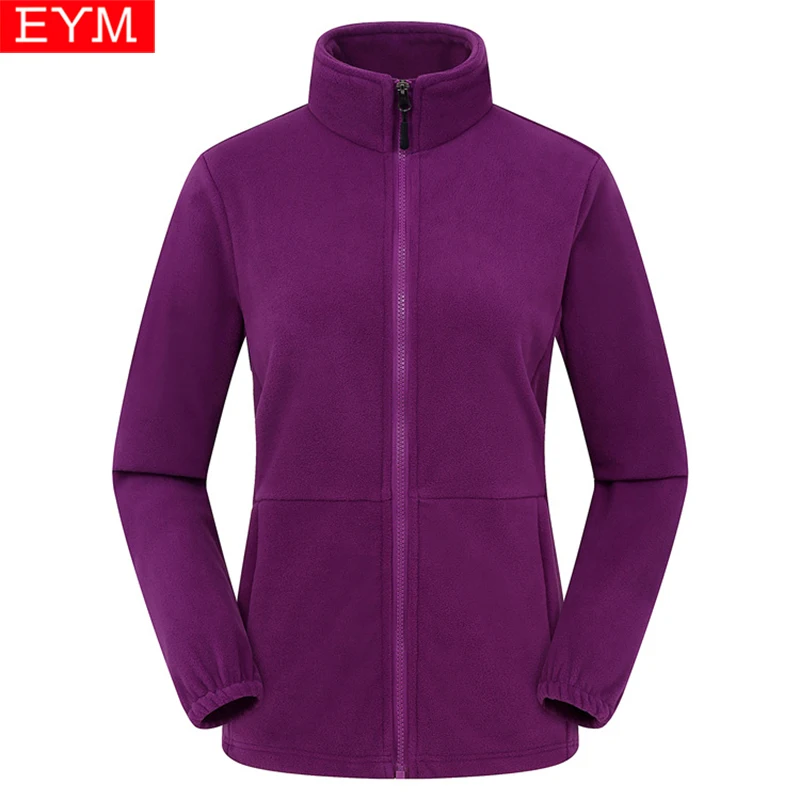 2021 Autunno Inverno Nuove Donne Calde Felpe In Pile Tinta Unita Da Donna Stile Da Corsa All'Aperto Polar Fleece Zipper Coat Clothes