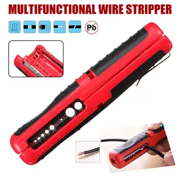 

Coaxial Cable Wire Pen Cutter Stripper Hand Pliers Tool for Cable Stripping Multifunctional Stripper Crimper Dismantling Tool