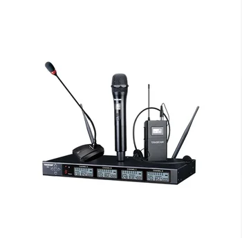 

Takstar X4 4-channel UHF wide frequency gooseneck mic handheld mic wireless lapel microphone multichannel wireless system