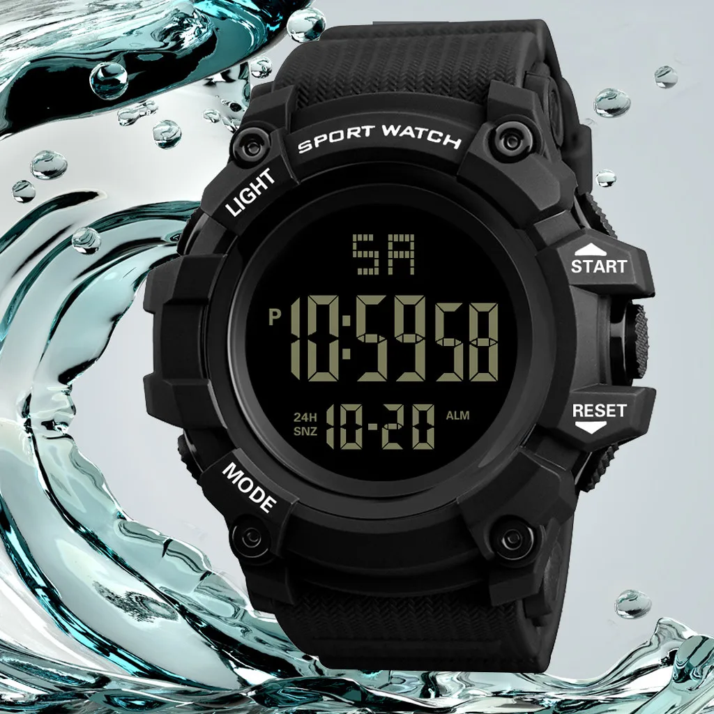 

Luxury Men Digital Military Sport Watch Fashion LED Waterproof Watch Male Clock Relogio Masculino Heren Horloge Dropshipping /d