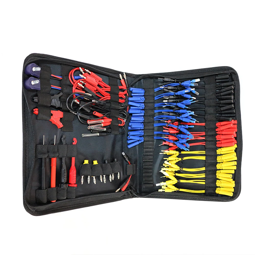 

Measure Tool Test Wire Kit Auto Repair With Storage Bag MST 08 Diagnostic Electrical Circuit SRS Connector Crocodile Clips Cable