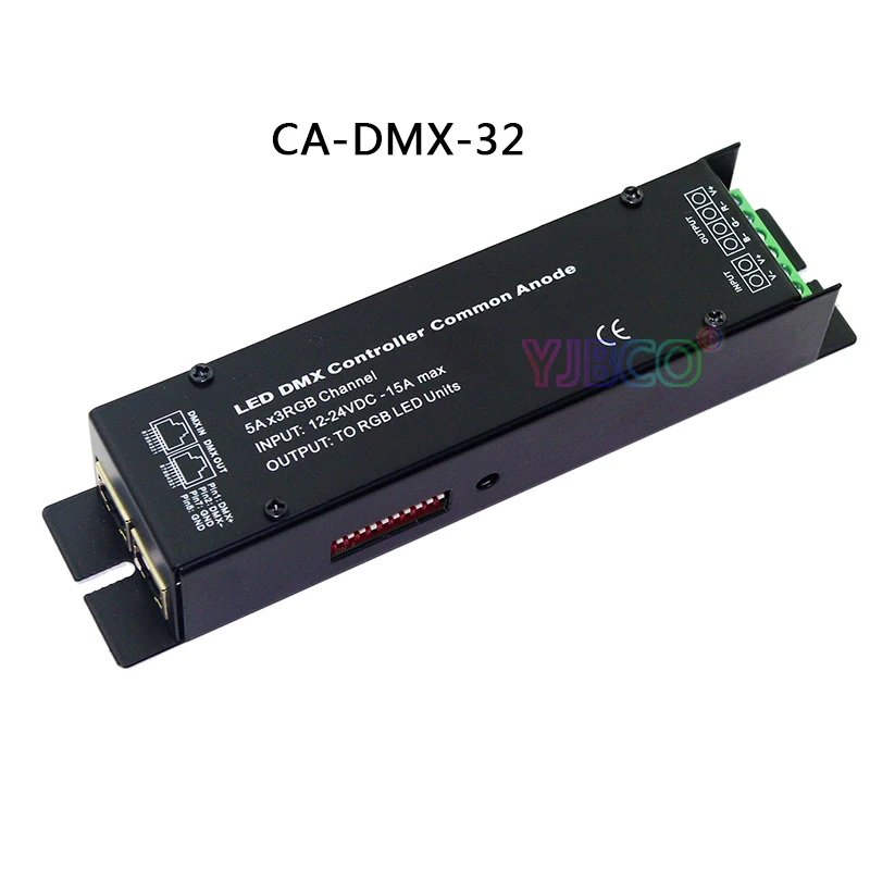 DMX декодер, постоянное давление 3CH/4CH/9CH/24CH/27CH RGB DMX 512 контроллер для светодиодной лампы светодиодный светильник, DC5V-24V