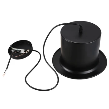 

New Modern Style Indoor Lighting Pendant Lights E27 Lamp Top Hat LED Restaurant Shop Bar Light Fixture 100-240V US Plug