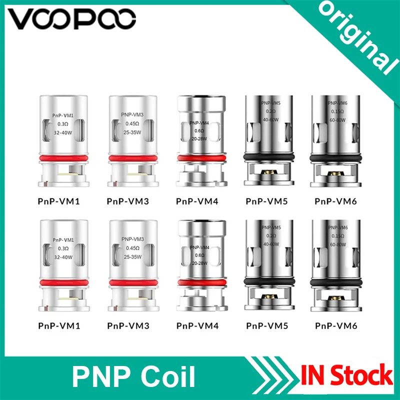 Электронная сигарета VOOPOO PnP-VM1 PnP-VM3 PnP-VM4 Mesh Coil 0.3ohm VM1 VM3 VM4 VM5 VM6 для VINCI R Mod X NAVI Drag S |