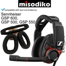 Misodiko сменные амбушюры подушки и набор головных повязок-для Sennheiser GSP 600, GSP 500, GSP 550 игровая гарнитура, ремонт подушек