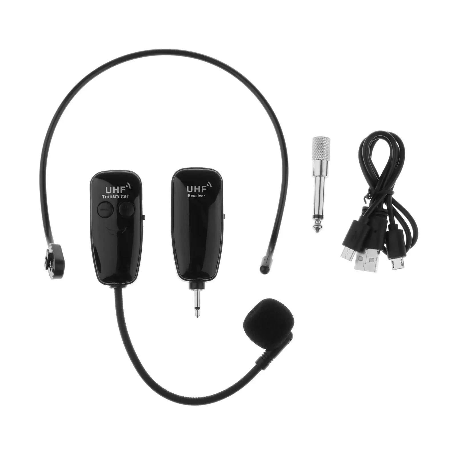 Microphone Headset System 3.5mm Plug Speakers Conference Teaching Noise Cancelling Handheld Mic Loudspeaker