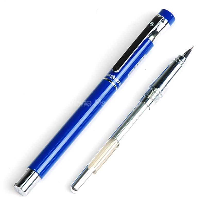 Hero Ancient 0.5mm Iridium Nib Steel Blue Fountain Pen 360 Degree Inking Pens Office Home School For Special Design Fountain Pen
