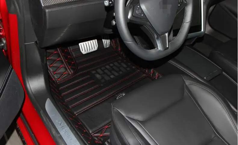 Custom car floor mats for Land Rover All Models Rover Range Evoque Sport Freelander Discovery 3 4 car styling tapetes para carro