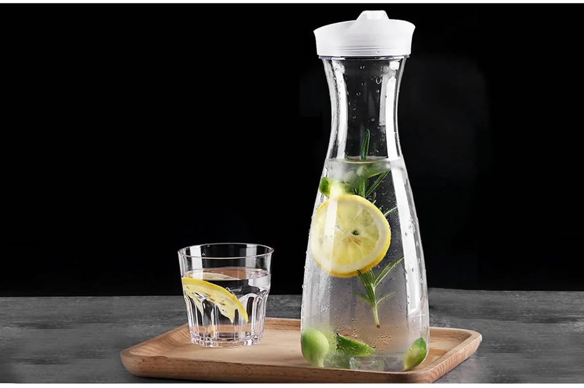 Jerrican D'eau 5 Gallons (19L) - PET Sans BPA, Grande Ouverture, Lavage à La Main, Fabrication USA