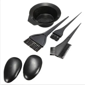 

5PCS/Set Hair Dye Set Hair Colouring Brush And Bowl Set Bleaching Dye Kit Beauty Comb Trend